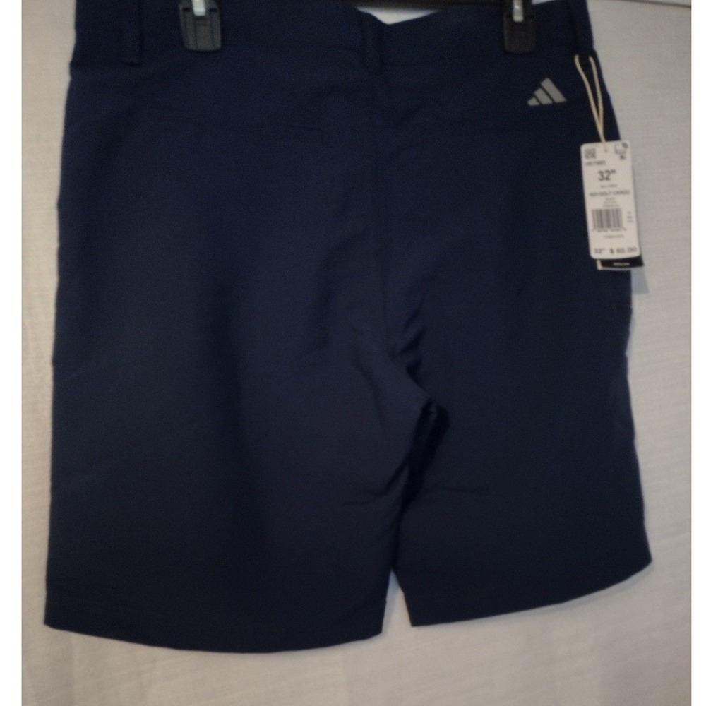 Adidas Golf Men's Cargo Performance Shorts Size 32 Navy Blue NWT